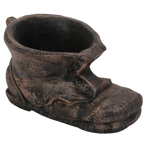 Кашпа Обувка 40х24х22 см кафяво-медна ROTO - Image 2