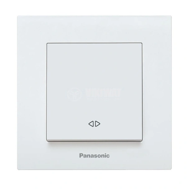 Кръстат ел. ключ сх. 7 Karre Plus бял PANASONIC