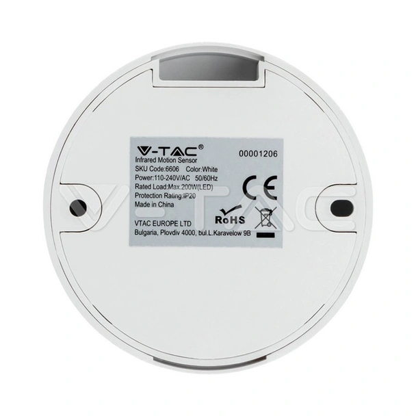 Сензор за движение мини 400W 230V - V-TAC - Image 2