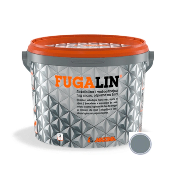 Фугираща смес Fugalin 2 кг Celicno siva MAXIMA