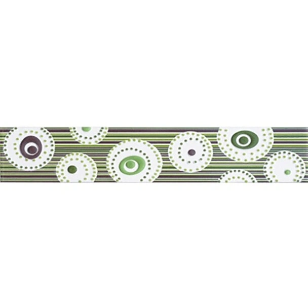 Фриз 6x33 см Скарлет комфорт зелен 1598 KAI