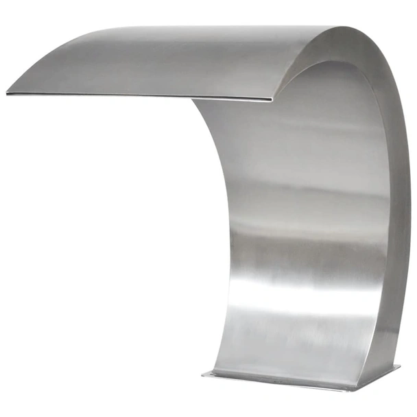 Градински фонтан за басейн, неръждаема стомана, 45x30x60 см - Image 4