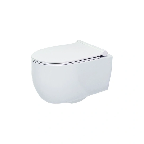 Окачена тоалетна чиния с капак V-Tondo Rimless  BOCCHI - Image 2