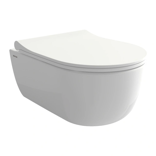 Окачена тоалетна чиния с капак V-Tondo Rimless  BOCCHI - Image 4