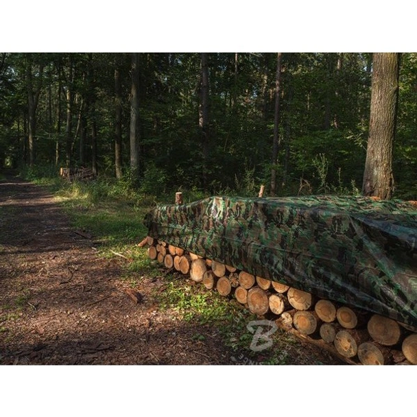 Подсилено камуфлажно покривало 3x5 м 90 гр/м2 Camoforest BRADAS - Image 3