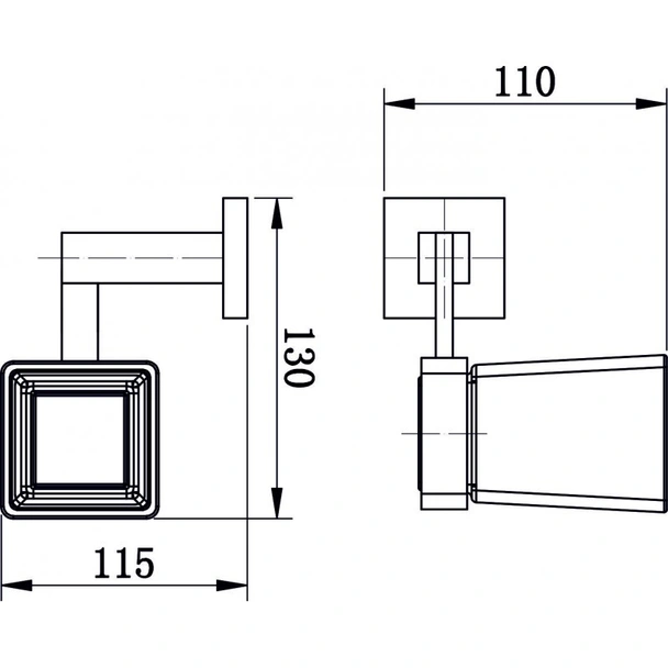Поставка за четки за зъби Наоми 11.5х13х11см INTER CERAMIC - Image 2