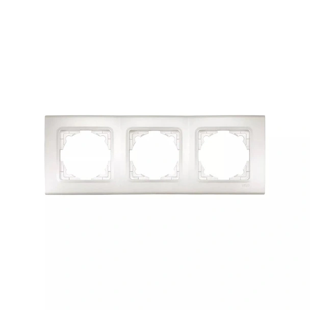 Тройна рамка LINNERA LIFE цвят перла VIKO