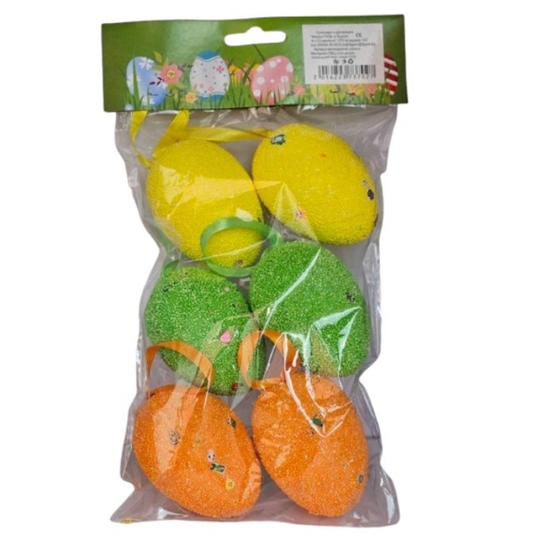 Великденски декоративни яйца 6 бр.