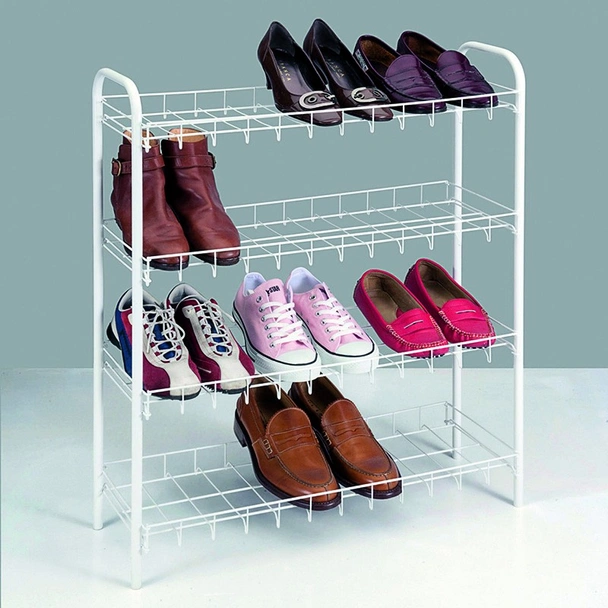 Етажерка за обувки 4 нива 64x23x80 см METALTEX - Image 4