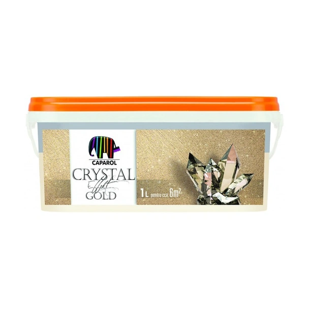 Лак интериорен crystal effekt златен /gold/ 1л caparol