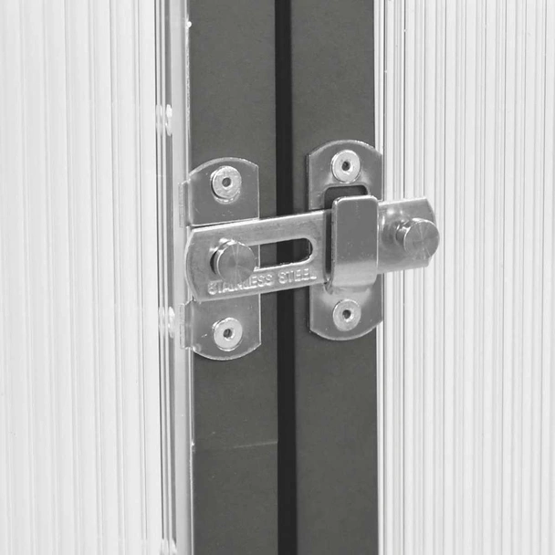 Оранжерия - поликарбонат - стоманена основа - 169x169x195 см - Image 6