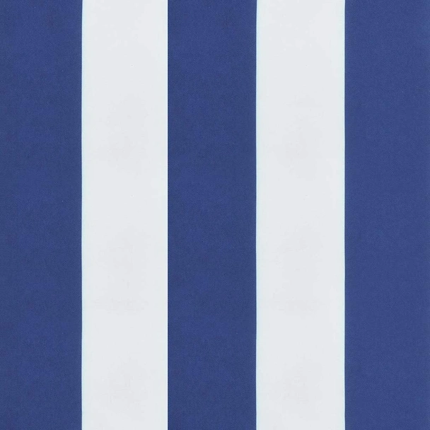 Възглавници за градинска пейка 2бр синьо-бяло райе Оксфорд плат - VL361728 - Image 8