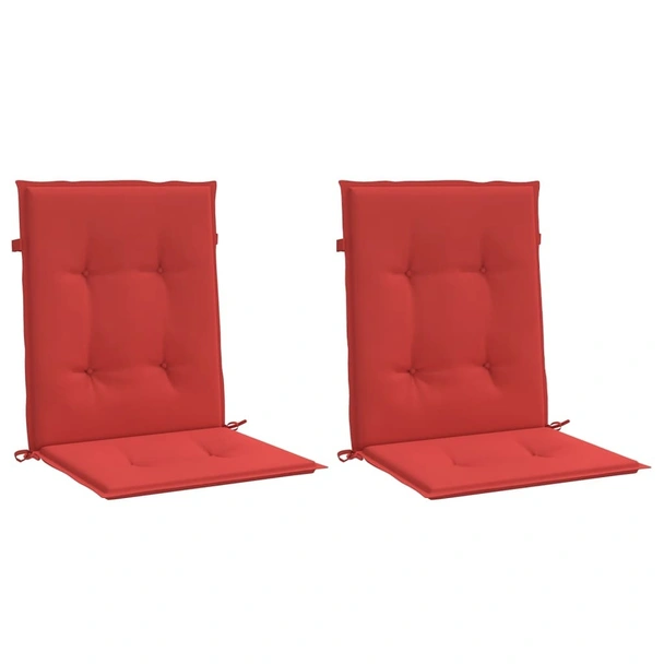 Възглавници за столове 2 бр червени 100x50x3 см Оксфорд плат - VL47558 - Image 3