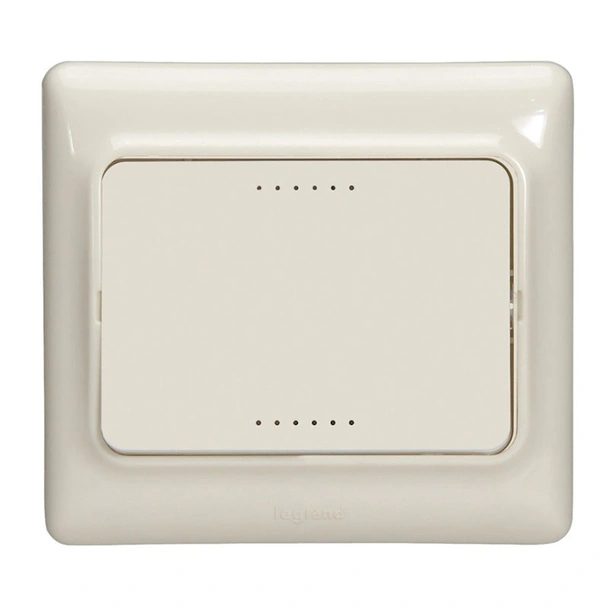 Еднополюсен ключ с индикация 10A цвят крем Legrand Kaptika