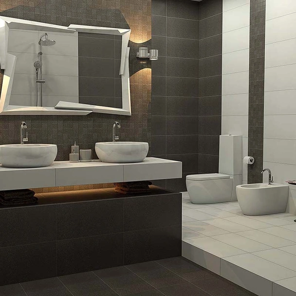 Гранитогрес 30х60 см Борсалино черен 8032 KAI - Image 2