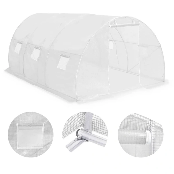 Оранжерия - 4.5x3x2 м - полиетилен и стомана - 13,5м² - Image 5