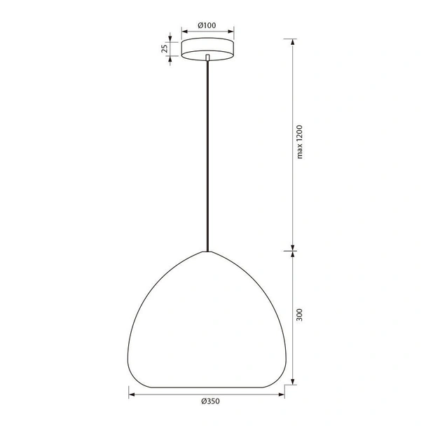 Полилей с опушено стъкло Caruso SSP750 VIVALUX - Image 4