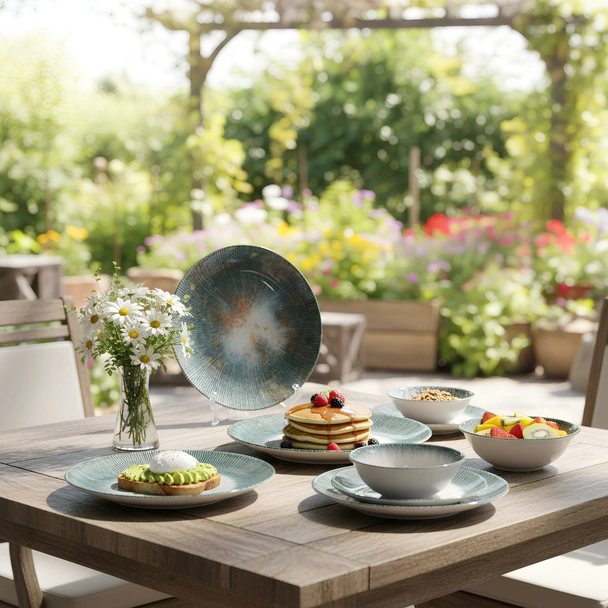 Порцеланов сервиз за хранене 24 части Земя TOPRAKSAN - Image 4