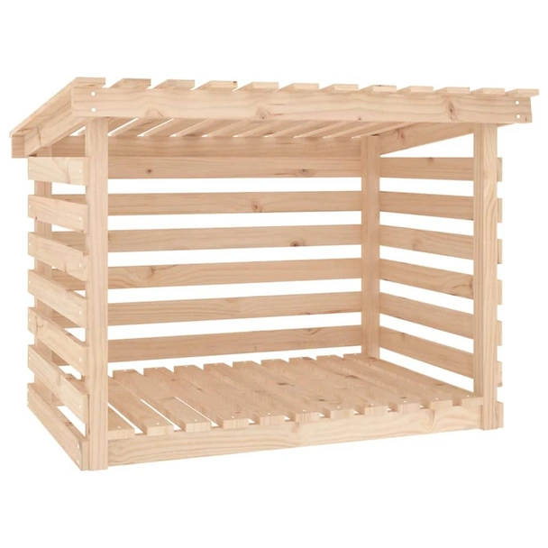 Поставка за дърва за огрев 108x73x79 см масивно дърво бор - Image 2