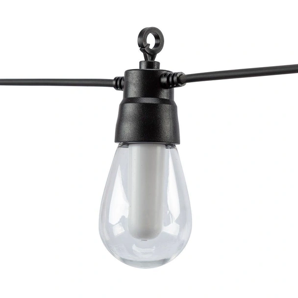 Соларна LED верига с 10 лампи и дистанционно 8 м RGB+W FIESTA VIVALUX - Image 2