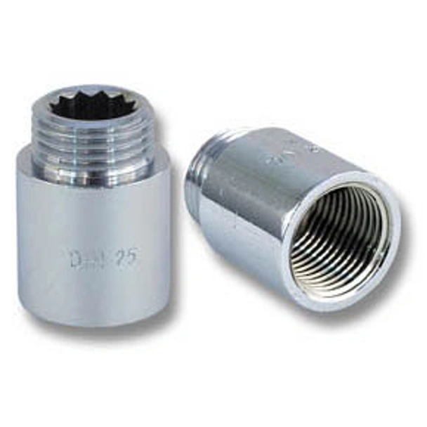 Водопроводен удължител 1/2"х60мм хром/никел тежък модел