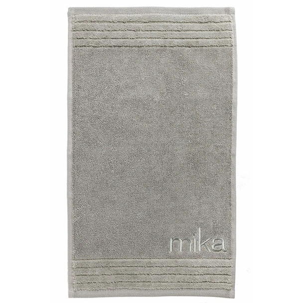 Кърпа за баня Velvet 70x140 см сребро MIKA - Image 3