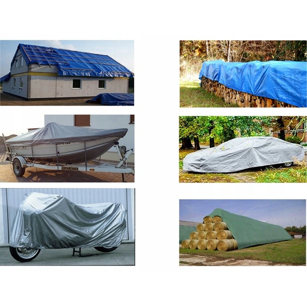 Подсилено покривало 3x4 м 120 гр/м2 сиво BRADAS - Image 2