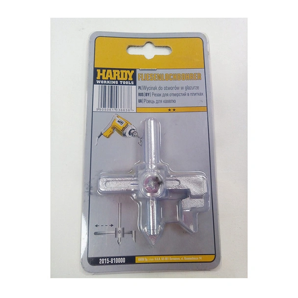 Резец за пробиване на отвори в плочки до 80 мм Hardy