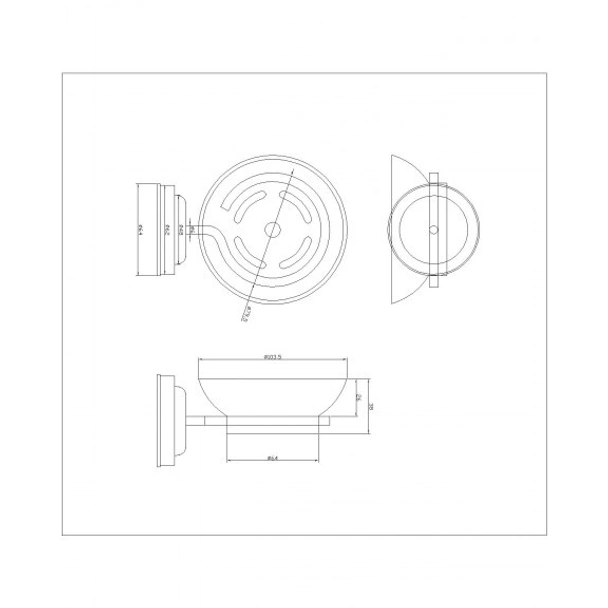 Сапунерка за баня Стики ICA 2959 INTER CERAMIC - Image 2