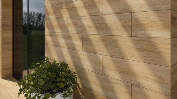 Гранитогрес Aviona Sabbia 17.5×80 - кафяв- клинкер - Cerrad - Image 4