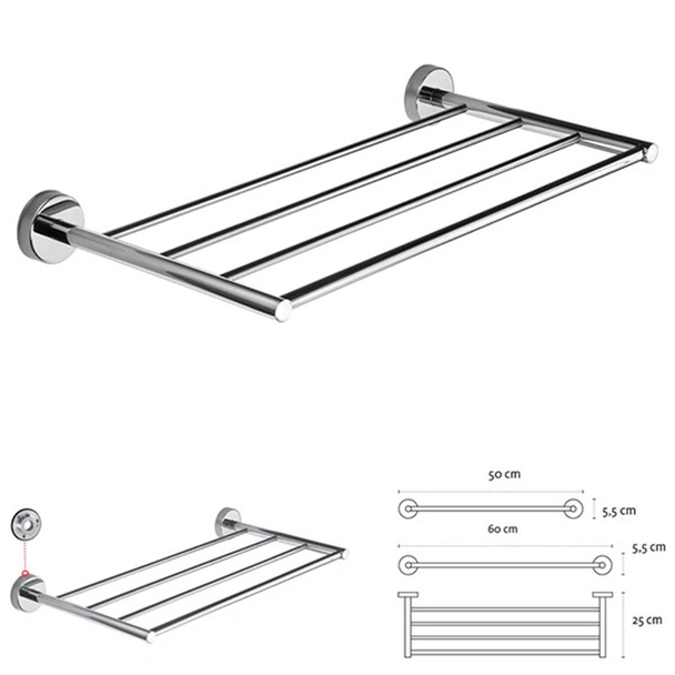 Тройна поставка  за хавлии 60 см Extra KAPITAN - Image 2