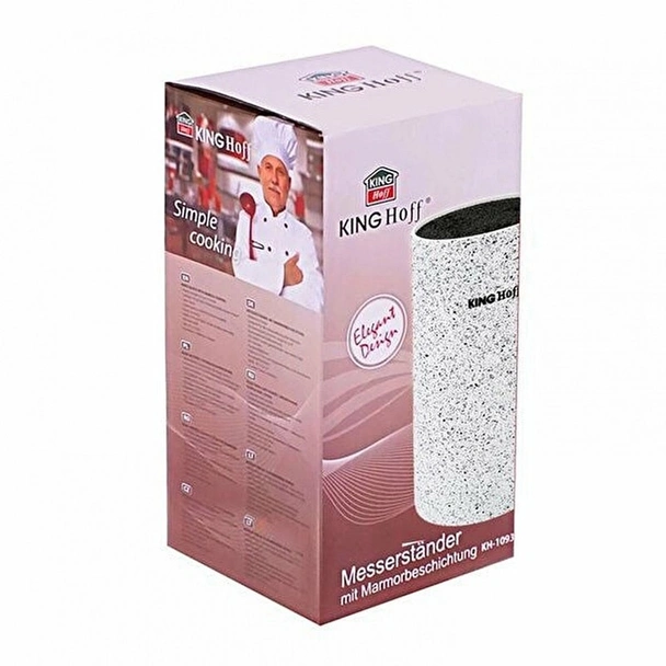 Поставка за ножове ∅11x22 см бяла KH 1092 KINGHOFF - Image 2