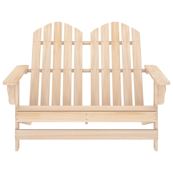 2-местен градински стол "Адирондак", 100 см ела масив - Image 3