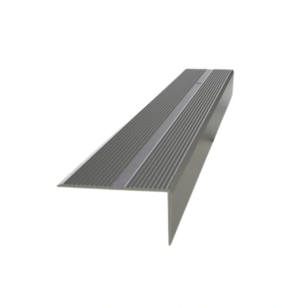 Г-образна алуминиева лайстна 42х22 мм 2.7 м сребро мат