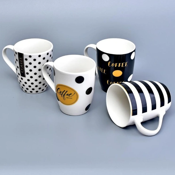 Kомплект порцеланови чаши 4 бр. COFFEE