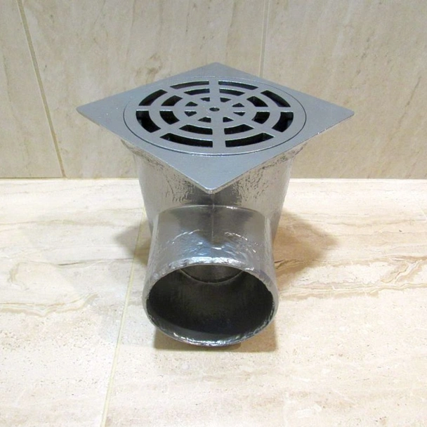 Алуминиев рогов сифон Ø110 мм - Image 2