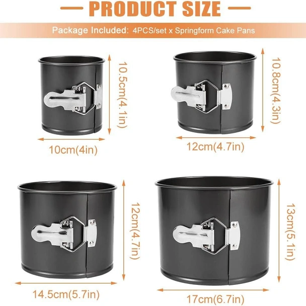 Комплект форми за панетоне с падащо дъно 4 бр. - Image 7