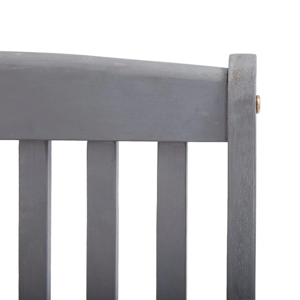 Сгъваеми градински столове, 2 бр., 54 x 57 x 91 сив - Image 9