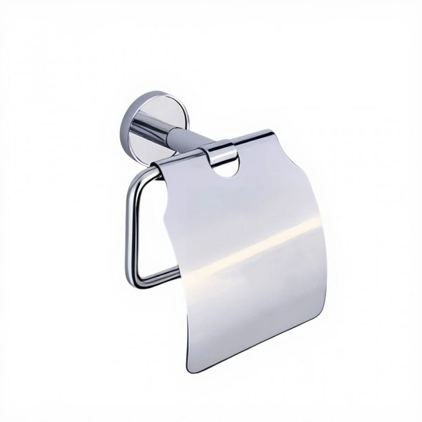 Поставка за тоалетна хартия с капак Lusso Chrome INTER CERAMIC