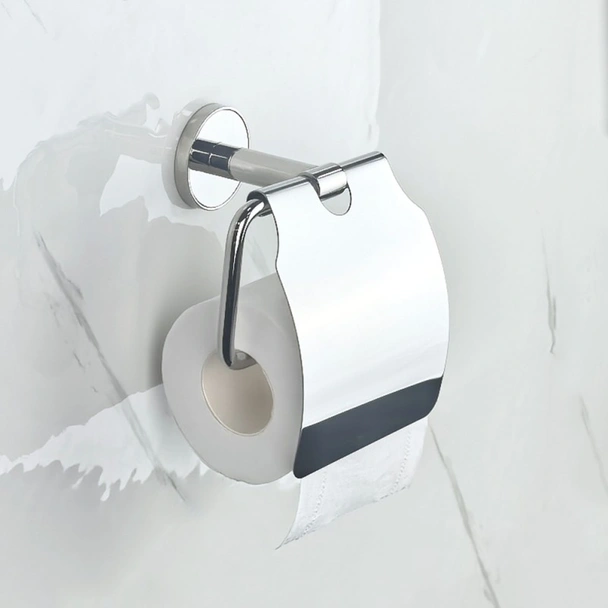 Поставка за тоалетна хартия с капак Lusso Chrome INTER CERAMIC - Image 2