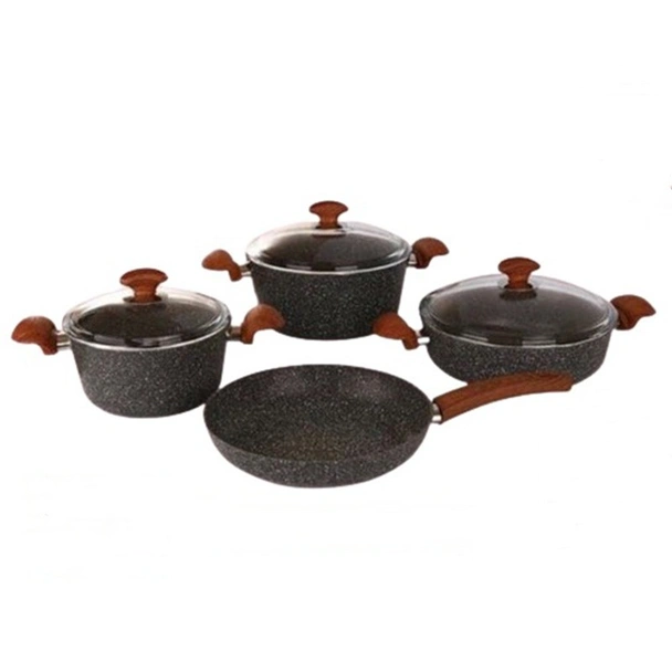 Комплект тенджери и тиган 4 бр. SN199 MENZIR - Image 3