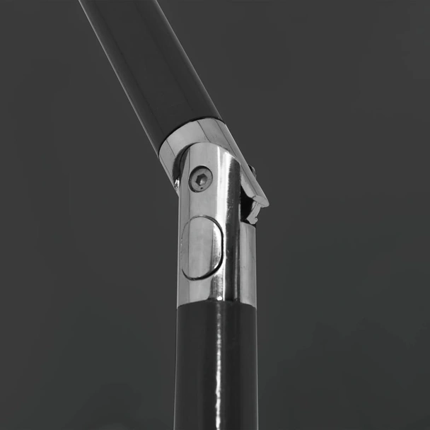 Плажен чадър, антрацит, 200x125 см - Image 3