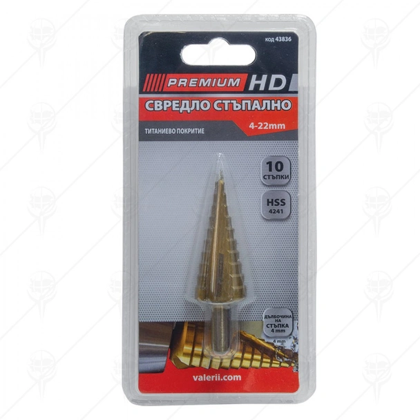 Свредло стъпаловидно за метал Ø6-38мм титаниево PREMIUM - Image 2
