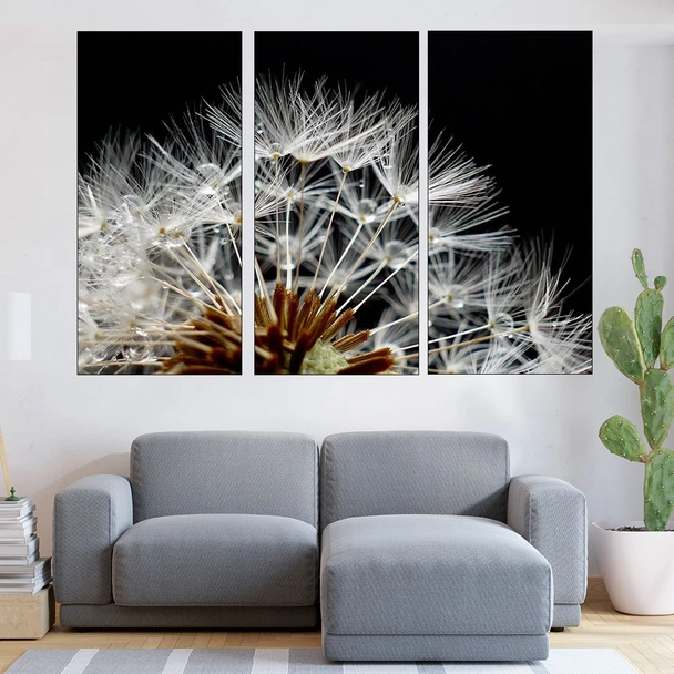 Глухарче в близък план - картина пано за стена - Image 2