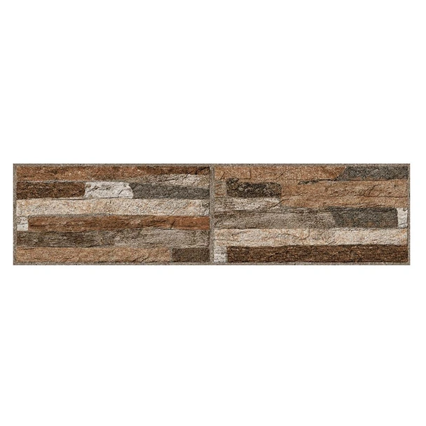 Гранитогрес 15.5x60.5 см Лего кафяв 9282 KAI