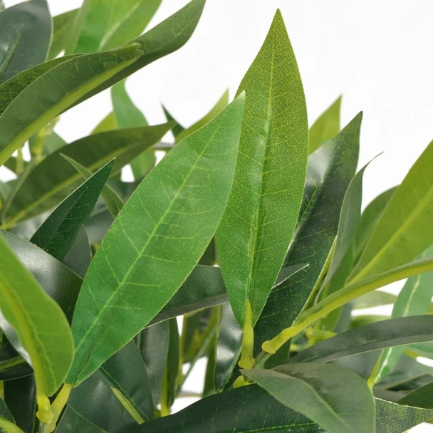 Изкуствено растение лавър със саксия, 125 см, зелено - Image 2