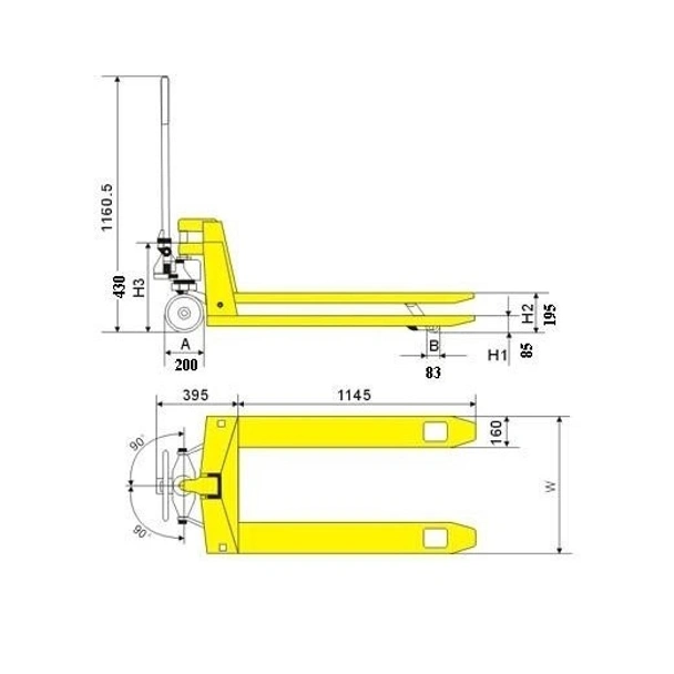 Палетна количка 2.5 т LIFTEX Easy 25 - Image 10