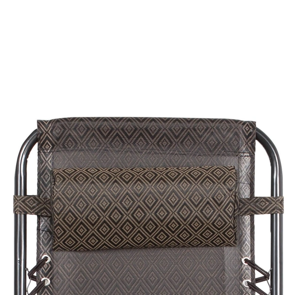 Сгъваем стол за къмпинг с възглавница 175x66xH110 см MUHLER - Image 4