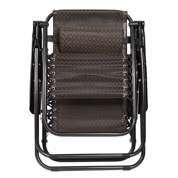 Сгъваем стол за къмпинг с възглавница 175x66xH110 см MUHLER - Image 3