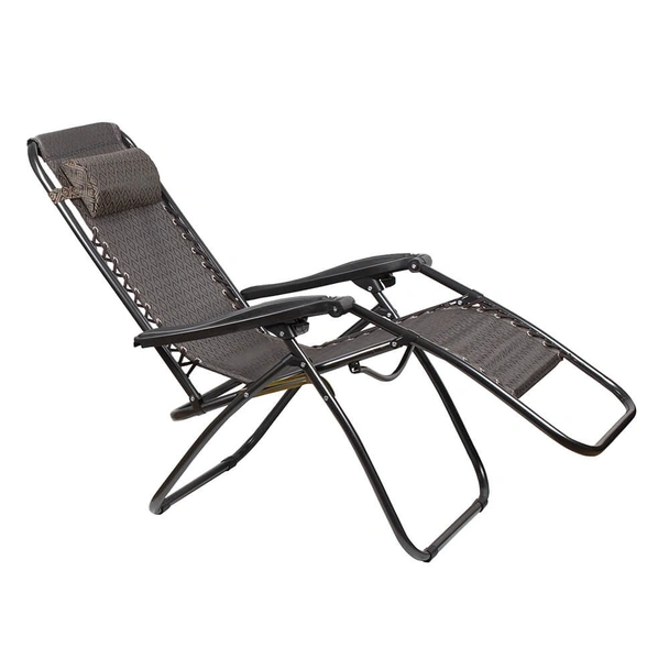 Сгъваем стол за къмпинг с възглавница 175x66xH110 см MUHLER